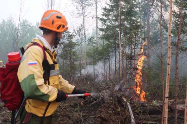 В Красноярском крае при тушении пожаров стали использовать взрывчатку