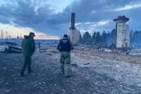 В Заозёрном, где сгорело 37 домов и погиб человек, предстанет перед судом начальник Рыбинского РЭС