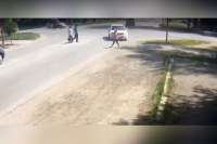 ДТП с участием 83-летнего водителя и сбитой им девочки попало на видео