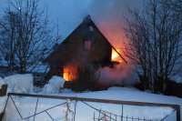 В Минусинском районе сгорела дача