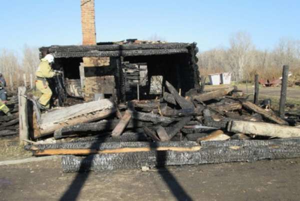В Красноярском крае при пожаре погибли двое молодых мужчин