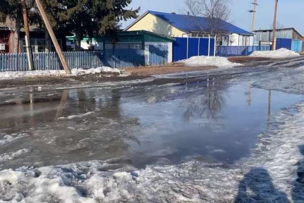 Жители посёлка Курагинского района в страхе ожидают таяния снега