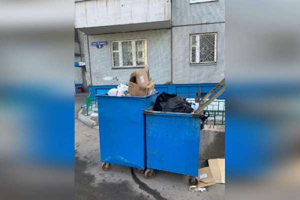 В Красноярске дворник обнаружил в мусорном баке тело младенца