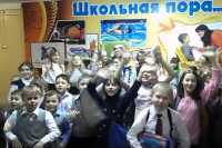 Гимназисты креативно поздравили Минусинск с наступающим Новым годом