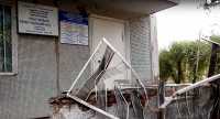 В Минусинске балкон рухнул на участковый пункт полиции