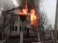 В Минусинске сгорел частный дом