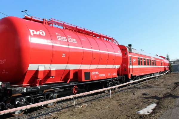 Пожарные поезда КрасЖД рядом с Минусинском переведены в режим повышенной готовности