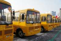 Муниципалитеты юга края получили новые школьные автобусы