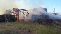 Страшный пожар в Минусинске уничтожил несколько строений