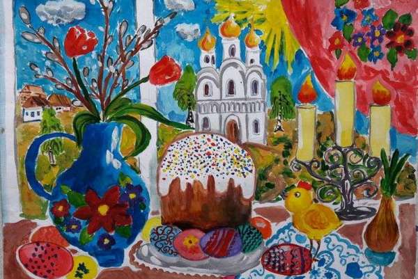 В селе Кавказское подвели итоги онлайн-конкурса рисунков к Пасхе