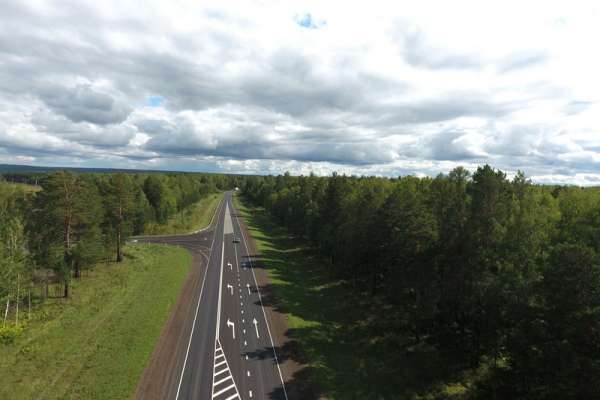 Более 70 км федеральных трасс отремонтировали в Красноярском крае за 2021 год