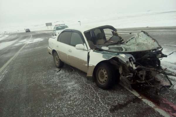 В Хакасии на автотрассе произошло смертельное ДТП