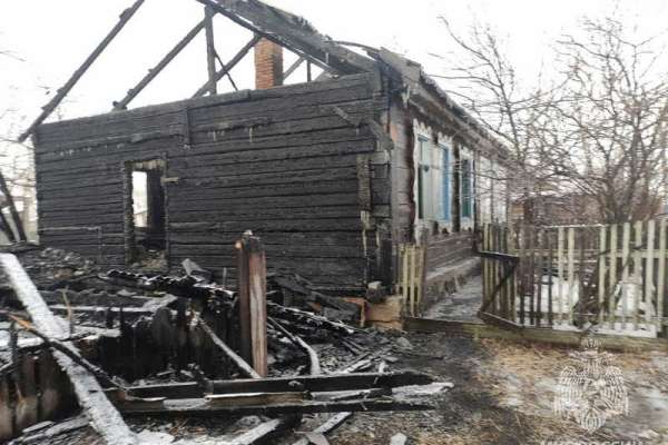 В Хакасии в пожаре погиб человек