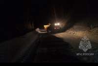 В Курагинском районе на автомобильную дорогу сошла снежная лавина