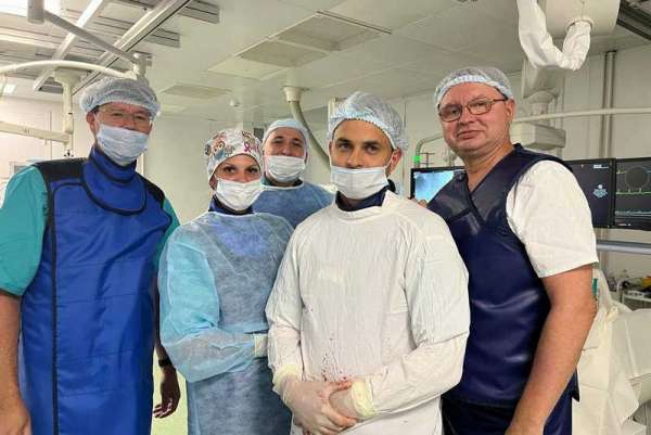 В Минусинском сосудистом центре впервые провели стентирование артерий нижних конечностей
