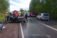 В Шушенском районе в ДТП с «КАМАЗом» погиб пассажир легковушки
