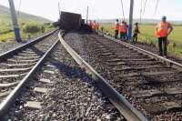 В  Хакасии идет ликвидация аварии на железной дороге