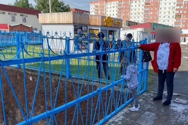 Шарыповские спасатели освободили застрявшего в заборе 4-летнего мальчика