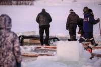 В Курагинском районе под лед провалился автомобиль