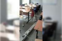 В красноярской школе на детей с потолка рухнули светильники